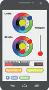 Liedanzeige App-Steuerung Farbe Liedanzeige App-Steuerung Farbe